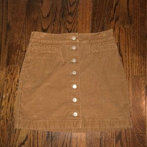 Aritzia Button Skirt